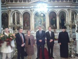 Τις ελληνικές εκκλησίες σε Βραίλα και Γαλάτσι επισκέφθηκε ο ΥΦΥΠΕΞ Άκης Γεροντόπουλος