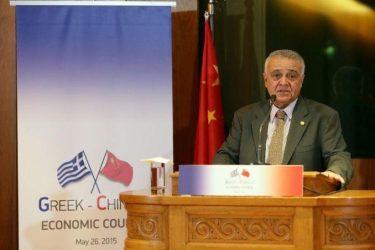 Ιδρύθηκε το Ελληνο-Κινεζικό Οικονομικό Συμβούλιο – Πρόεδρος της προσωρινής διοίκησης ο Φ.Προβατάς