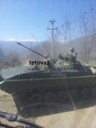 Τεθωρακισμένα οχήματα BMP-2 και BTR-80 έστειλε η κυβέρνηση των Σκοπίων στο Τέτοβο