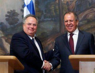 Επίσκεψη του Υπουργού Εξωτερικών Ν. Κοτζιά, στη Μόσχα