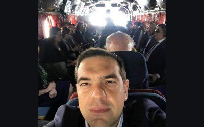 Η selfie του Τσίπρα στο instagram μέσα από το Σινούκ (φωτογραφίες)