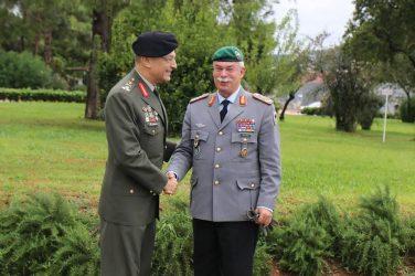 Επίσκεψη στο ΓΕΣ του Διοικητού Χερσαίων Δυνάμεων της Γερμανίας Αντιστρατήγου Jörg Vollmer