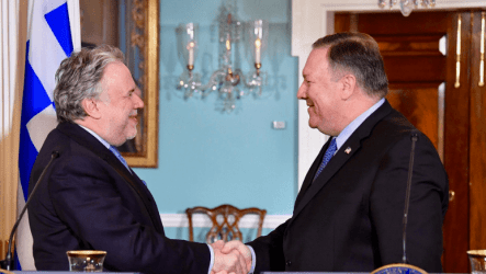 Μάικ Πομπέο: «Ηγετικός ρόλος» της Ελλάδας στην περιοχή