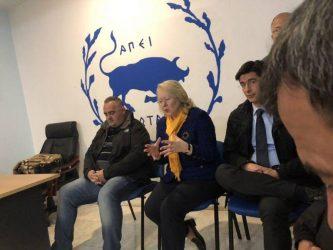 Η πρέσβης της Ελλάδος στην Αλβανία στην Χιμάρα
