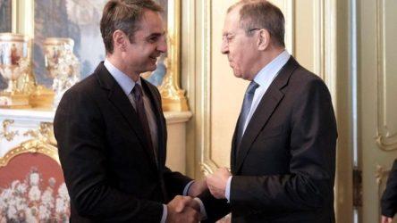 Μητσοτάκης από τη Μόσχα: Αναπτύσσουμε επαφές προς όφελος της χώρας