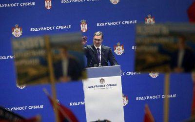 Μεγάλη συγκέντρωση Βούτσιτς στο Βελιγράδι με υποστηρικτές και από γειτονικές χώρες
