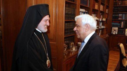 Συνάντηση του ΠτΔ με τον αρχιεπίσκοπο Αμερικής Ελπιδοφόρο