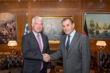 Συνάντηση Υπουργού Άμυνας με τον Γερμανό Πρέσβη Έρνεστ Βόλφγκανγκ Ράιχελ