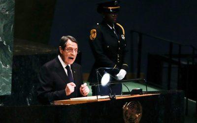 Αναστασιάδης: Ισχυρό το μήνυμα των ΗΠΑ