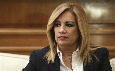 Φώφη Γεννηματά: Στις αυξανόμενες τουρκικές προκλήσεις απαιτείται εθνική ομοψυχία