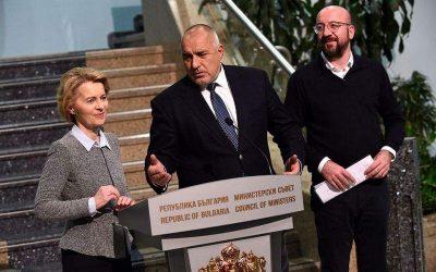 Τον Μπορίσοφ επισκέφτηκαν μετά τον Έβρο Ούρσουλα φον ντερ Λάιεν και Σαρλ Μισέλ