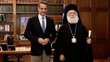 Συνάντηση του πρωθυπουργού με τον πατριάρχη Αλεξάνδρείας και Πάσης Αφρικής, Θεόδωρο Β’