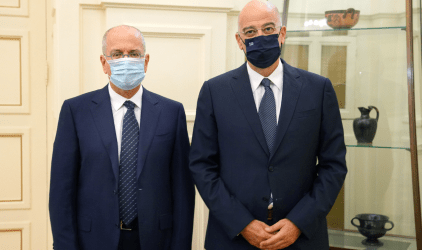 Συνάντηση του Νίκου Δένδια με τον Ισραηλινό Πρέσβη