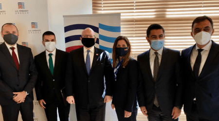 Θεσσαλονίκη: Συνάντηση της Πρέσβειρας των ΗΠΑ στα Σκόπια με Ρίκερ-Φανόν