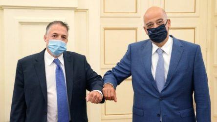 Συνάντηση με τον γερουσιαστή Λεωνίδα Ραπτάκη είχε ο υπουργός Εξωτερικών Νίκος Δένδιας