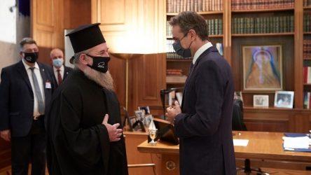 PM Mitsotakis meets new Metropolitan of Imvros and Tenedos