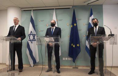 Υπουργός Άμυνας Κύπρου: : Eκφράζω την ευγνωμοσύνη προς την Ελλάδα και το Ισραήλ