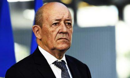 Ο Γάλλος υπουργός Εξωτερικών καταδίκασε την «πολεμοχαρή» και απαράδεκτη συμπεριφορά της Τουρκίας