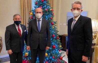 Για την σημασία Αλεξανδρούπολης -IGB -TAP και Βόρειας Μακεδονίας συζήτησαν Μπρουλέτ-Χατζηδάκης