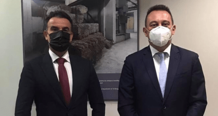 Συνάντηση του Κώστα Βλάση με τον Υπουργό Ανώτατης Παιδείας του Ιρακινού Κουρδιστάν