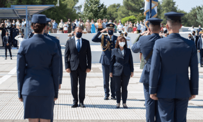 Παρουσία της Προέδρου της Δημοκρατίας η τελετή ορκωμοσίας των νέων Ανθυποσμηναγών της Σχολής Ικάρων
