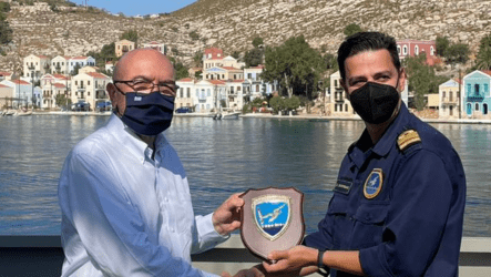 Στο Καστελόριζο ο υφυπουργός Εξωτερικών Κώστας Φραγκογιάννης