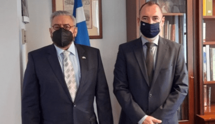 Συνάντηση υφυπ. Εξωτερικών Α. Κατσανιώτη με τον πρέσβη του Μεξικού