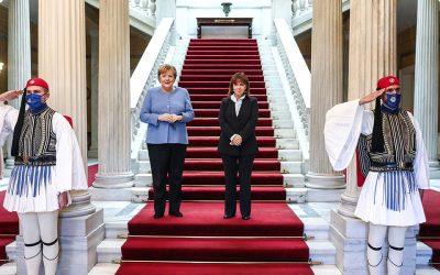 Άγγελα Μέρκελ από το Προεδρικό Μέγαρο: Ανήκουμε μαζί, Γερμανία και Ελλάδα