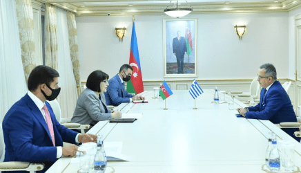 Μπακού: Συνάντηση του ‘Ελληνα Πρέσβη με την Πρόεδρο της Βουλής