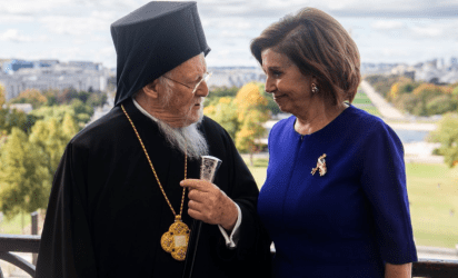 Συναντήσεις Οικουμενικού Πατριάρχη Βαρθολομαίου στο Κογκρέσο με Πελόζι- Μενέντεζ