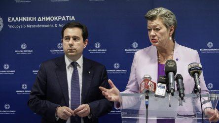 Απάντηση του Νότη Μηταράκη στην Επίτροπος Εσωτερικών Υποθέσεων της ΕΕ για αναφορές σχετικά με παράνομες επαναπροωθήσεις