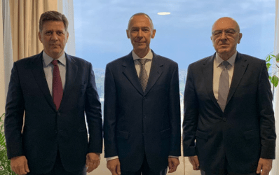 Συνάντηση Βαρβιτσιώτη-Φραγκογιάννη με τον Πρέσβη της Ρωσίας στην Ελλάδα