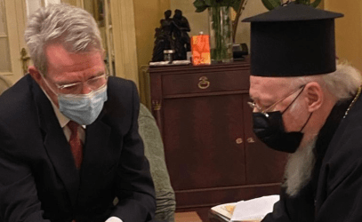 Αθήνα: Συνάντηση του Αμερικανού Πρέσβη με τον Οικουμενικό Πατριάρχη