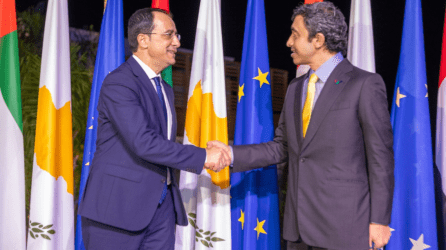 Στην Κύπρο ο υπουργός Εξωτερικών των Ηνωμένων Αραβικών Εμιράτων