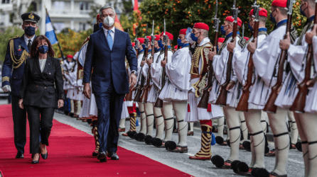 Οι διμερείς σχέσεις και η ευρωπαϊκή προοπτική των Δυτικών Βαλκανίων στο επίκεντρο της συνάντησης Σακελλαροπούλου-Τζουκάνοβιτς
