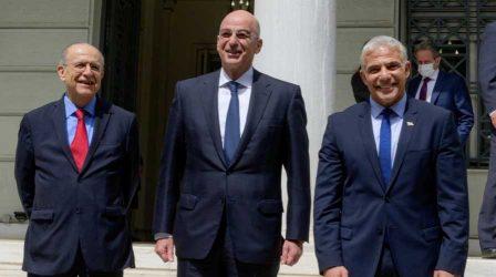 Γαΐρ Λαπίντ: Άρρηκτη η συμμαχία Ελλάδας, Ισραήλ, Κύπρου