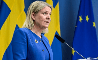 Σουηδία: Η πρωθυπουργός ανακοίνωσε την απόφαση της κυβέρνησης να υποβάλει αίτημα για την ένταξη της χώρας στο ΝΑΤΟ