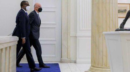 Νίκος Δένδιας στην συνάντηση με τον ΥΠΕΞ της Ρουάντα: Θα θέλαμε και άλλα κράτη στη δική μας περιοχή να ακολουθήσουν το παράδειγμα σας – Να αναγνωρίσουν τις μελανές σελίδες, να ζητήσουν συγγνώμη
