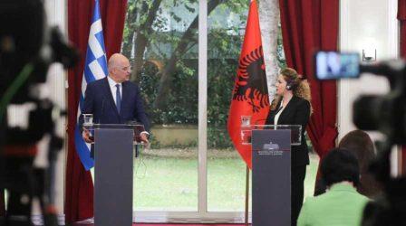 Νίκος Δένδιας: Η Ελλάδα στηρίζει πλήρως την άμεση έναρξη των ενταξιακών διαπραγματεύσεων με την Αλβανία και με τη Βόρεια Μακεδονία