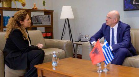 Αλβανία: Συνάντηση Νίκου Δένδια με την Όλτα Χάκα – Συναντήσεις με τον Αρχιεπίσκοπο Αλβανίας και Έλληνες της Βορείου Ηπείρου