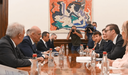 Βελιγράδι – Συνάντηση του Υπουργού Εξωτερικών με τον Πρόεδρο της Σερβίας