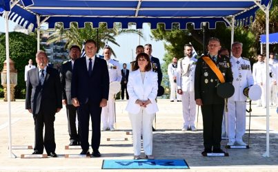 Παρουσία της Προέδρου της Δημοκρατίας και του Υπουργού Άμυνας η τελετή ορκωμοσίας νέων Σημαιοφόρων στη ΣΝΔ