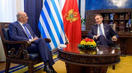 Στην Ποντγκόριτσα ο Νίκος Δένδιας – Συνάντηση με τον ΥΠΕΞ του Μαυροβουνίου