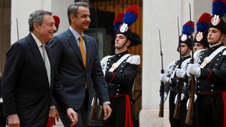Μητσοτάκης και Ντράγκι συμφώνησαν να θέσουν και πάλι το ζήτημα του πλαφόν στη χονδρική τιμή του φυσικού αερίου