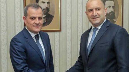 Πρόεδρος Βουλγαρίας: Η συνεργασία με το Αζερμπαϊτζάν για την ενεργειακή διαφοροποίηση είναι καίριας σημασίας όχι μόνο για τη Βουλγαρία αλλά και για ολόκληρη την Ευρώπη