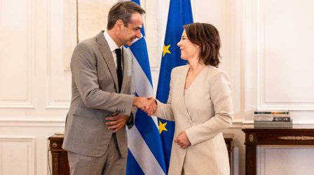 Πρωθυπουργός στην ΥΠΕΞ της Γερμανίας: Οι τουρκικές προκλήσεις και αμφισβητήσεις κυριαρχίας δεν θα γίνουν ανεκτές