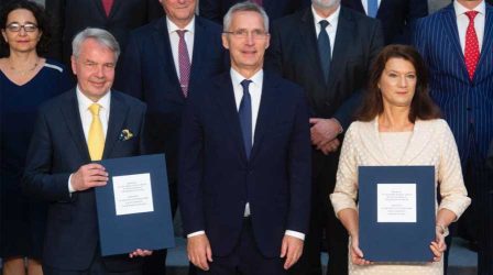 Η Άγκυρα ανέβαλε επ’ αόριστον προγραμματισμένη συνάντηση με τη Σουηδία και τη Φινλανδία για την ένταξή τους στο ΝΑΤΟ
