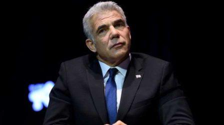 Λαπίντ: Το Ισραήλ δεν πρέπει να αγνοήσει τον «οδικό χάρτη» Μπάιντεν