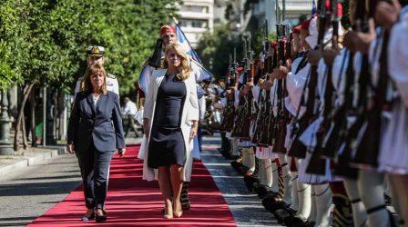 Οι διμερείς σχέσεις Ελλάδας-Σλοβακίας στο επίκεντρο της συνάντησης της Προέδρου της Δημοκρατίας με την ομόλογό της