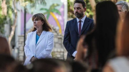 Η ΠτΔ με τους μαθητές της Χάλκης στην έναρξη της σχολικής χρονιάς